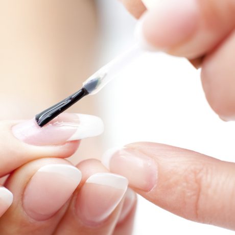 manicure procedure, macro
